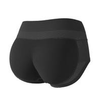 Moteriškos paminkštintos Push Up kelnaitės Užpakalis Lifter Shaper Fake Ass Sėdmenys Klubų Pagalvėlės Nematomos Kontrolės Kelnaitės Kelnaitės apatinis trikotažas apatinis trikotažas L juoda