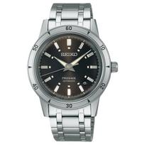 SEIKO Presage series 50m waterproof taste automatic/manual mechanical movement Steel Strap 39.5mm men's watch black dial SRPL09 juoda