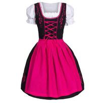 Vokietijos alaus didelio dydžio moteriški Dirndl suknelės Oktoberfest Colker kostiumai XXXXL black