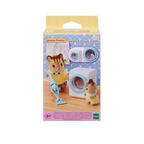 Sylvanian family washing machine and vacuum cleaner figure set, 1 set, Korean popular toys gray