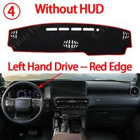 Dashboard Cover Protective Pad for Toyota Land Cruiser Prado J250 250 2024-2026 Accessories Dash Board Sunshade Anto-UV Carpet Left Red No HUD
