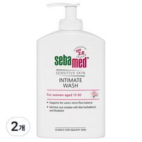Sebamed Intimate Wash Moteriškas prausiklis PH3.8, 400ml, 2 vnt. white