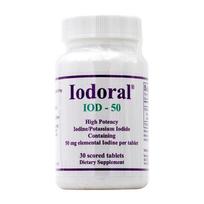 Iodoral IOD-50 High Potency Iodine/Potassium Iodide, 30 Scored Tablets