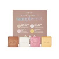 Kitsch 4p Sampler Set Rice Shampoo Bar Grow Castor Oil Coconut Deep Moisturizing Hair Conditioner gray