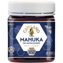 Capilano Active Manuka Grynas Australijos Premium Manuka Dovanų Dėžutė 250g Medus, 100% Medus, Sertifikuotas, Įtraukta, MG1050+, gray