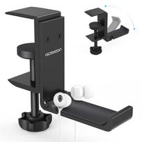 aceyoon Headphone Stand Folding Headphone Hanger Made of Aluminum Alloy with Screws Rotating Headset Holder Sturdy Load Capacity 5kg for HMD Clamp juoda