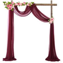 70*550cm Vestuvių arka, šifono audinio užuolaida, dekoracija vestuvėms, šventei, kabinama dekoracija