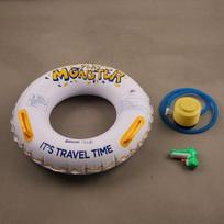 Children's tube + foot pump + animal mini water gun water play set tube set, children's tube 60cm, 1 piece, Korean water fun items gray