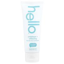 Sveiki, Dantų pasta be fluorido nuo apnašų + balinanti, Natūrali pipirmėtė, 4,7 oz (133 g) white