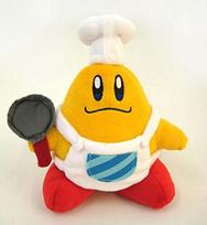 Plush Toy S Chef Kawasaki Kirby of the Stars <1> yellow