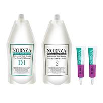NORNZA Volume Magic Straight Perm D400 Hair Ampoule Purple 2 1st 400g + 2nd 400g white