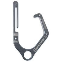 CMI Tool Holder Shenbina XL Tree Care Arborist Tree Climbing Anodized Buckle Silver/Gray gray