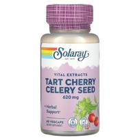 Solaray, vyšnių salierų sėklos, 620 mg, 60 VegCaps