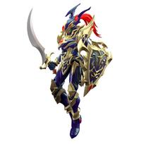 BANDAI SPIRITS Standard Amplified Chaos Soldier Plastic Model Figure-rise Yu-Gi-Oh! Color-coded beige