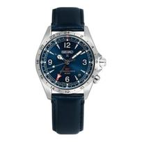 SEIKO Mountaineer Series 200m Waterproof Automatic Leather Strap 39.45mm Men's Watch Black Dial SPB377J1 juoda