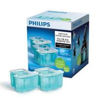 Valymo kasetės valymo skystis, skirtas Philips elektriniam skustuvui SmartClean sistemai, korėjietiškam skutimosi peiliui 1Box (2packs) blue