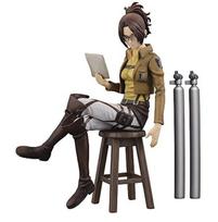 Banpresto Ichiban Kuji Attack on Titan Attack on Freedom C Prize Hange Figure gray