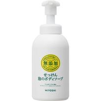 Miyoshi Mutenka muilas - Kūno muilas putos 500ml Putų tipo <Vanduo, kalio šarmo pagrindas Putų tipo