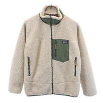 patagonia 65625 Kids Retro X Boa Fleece jacket XL Beige Outdoors Kid's Used gray