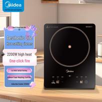Midea 2200W Induction Cooktop with Large Panel CN plug (adapter included) white