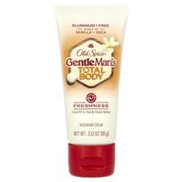 Old Spice, Švelnus vyriškas kūno, Dezodorantas-kremas, Be aliuminio, Vanilė + Taukmedžio sviestas, 3 oz (85 g) beige
