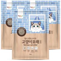 Exploration Bentonite Cat Litter Baby Powder Fragrance, 10L, Baby Powder Fragrance, 3 Pieces, Korean pet shampoo gray