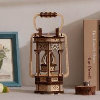 3D stereoscopic lantern tree puzzle concentration improvement DIY puzzle model korea 3d puzzle gray