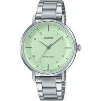 CASIO Quartz Movement Stainless Steel Strap Watch Unisex Green Dial LTP-VT03D-3B Green Dial beige