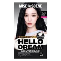 Mise-en-scène New Hello Cream Hair Dye, Mystic Black, 1 pc. gray
