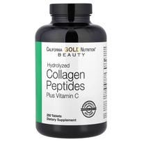 Hydrolyzed Collagen Peptides, Types I & III and Vitamin C, 250 Tablets