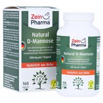 Zein Pharma Natural D-Mannose 500 mg 160 Capsules