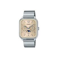 CASIO Unisex Standartinės serijos geltonas laikrodis MTP-M305D-9AV MTP-M305D-9AV Yellow Watch Dial beige