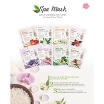 La Beauty veido kaukių rinkinys 8 rūšių x 100 vnt., Jazminas, 1 dėžutė, 100 vienetų white