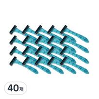 Gonggam Peak disposable razor, 40 pieces ,Korean razor blade blue