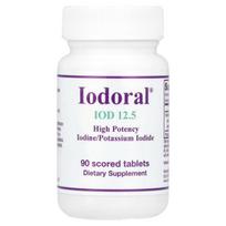 Optimox, Iodoral, Iodine/Potassium Iodide, 90 secant tablets