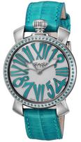 GaGa Milano MANUALE 35MM STONES White Pearl mėlyna