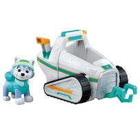 TAKARA TOMY Paw Patrol Basic Vehicle Everest Snowcat (with figure) gray