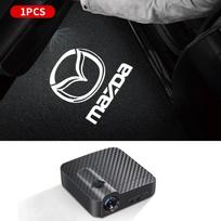 2 vnt. Automobilio durų pasitikimo lempos Lazerinis projektorius Šešėlių žibintai Mazda Speed MS 2 3 6 5 gg gj gh cx5 cx30 cx3 mx-5 Miata Atenza CX-4 black