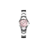 Casio STANDARD Series ENTICER Business Metal Simple Pointer Quartz Movement Stainless Steel Strap Japanese and Korean Watch Women's LTP-1241D-4A rožinė