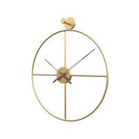 Kūrybiškas minimalistinis geležinis sieninis laikrodis, minimalistinis, modernus, svetainės, skandinaviško stiliaus, tylus laikrodis, 50 cm white