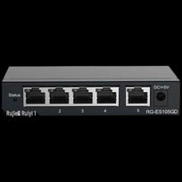Ruijie 5-Port Gigabit Unmanaged Desktop Switch black