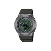 CASIO Vyriškas pilno metalo serijos žalias laikrodis GM-2100B-3AJF GM-2100B-3AJF Green Regular Watch Box gray