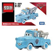 [Tomica] Disney Pixar Cars C-22 Mater Ledo lenktynių tipo metalinis automobilis žaislas gray