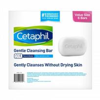 Cetaphil Gentle Cleansing Bar 127g, 6 pakuotės blue