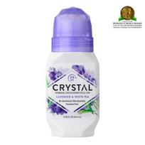 Pasirinkite kristalinį natūralų dezodorantą Roll-on (lavender & white tea) white