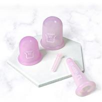 Massage Cups (4 types) - Silicone Cupping Therapy black gray