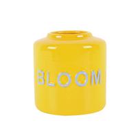Žydinti keramikinė vaza (13x13x13cm)