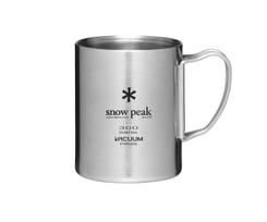 Snow Peak Nerūdijančio plieno vakuuminis puodelis 300 MG-213 white