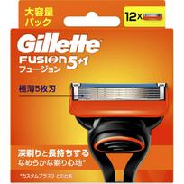 P&G Japan Gillette Fusion rankinis, 12 atsarginių peiliukų Vyriški atsarginiai peiliukai Skutimosi peiliukai vyrams Įdėkite panaudotą peiliuką į tuščią vietą dėkle ir