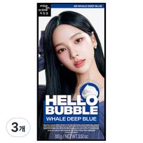 Mise-en-scène Hello Bubble Hair Dye, 4B Whale Deep Blue, 3 pcs. beige
